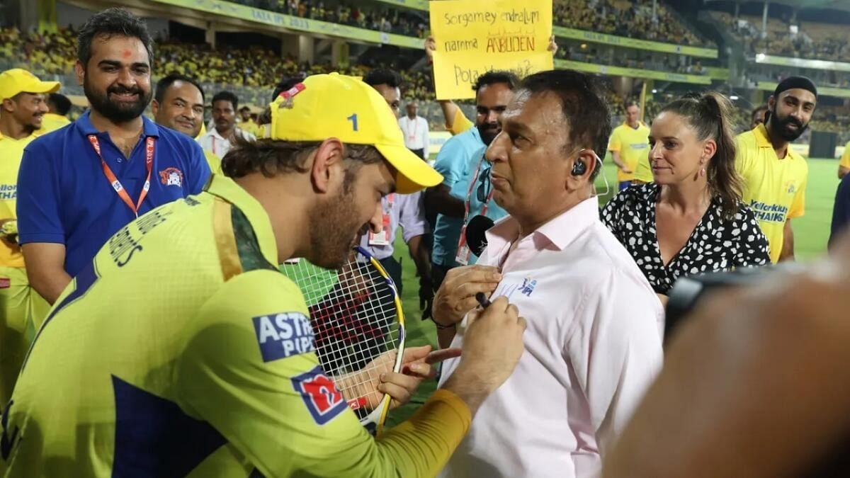 MS Dhoni signing shirt was an ‘emotional moment’ for me, says Sunil Gavaskar