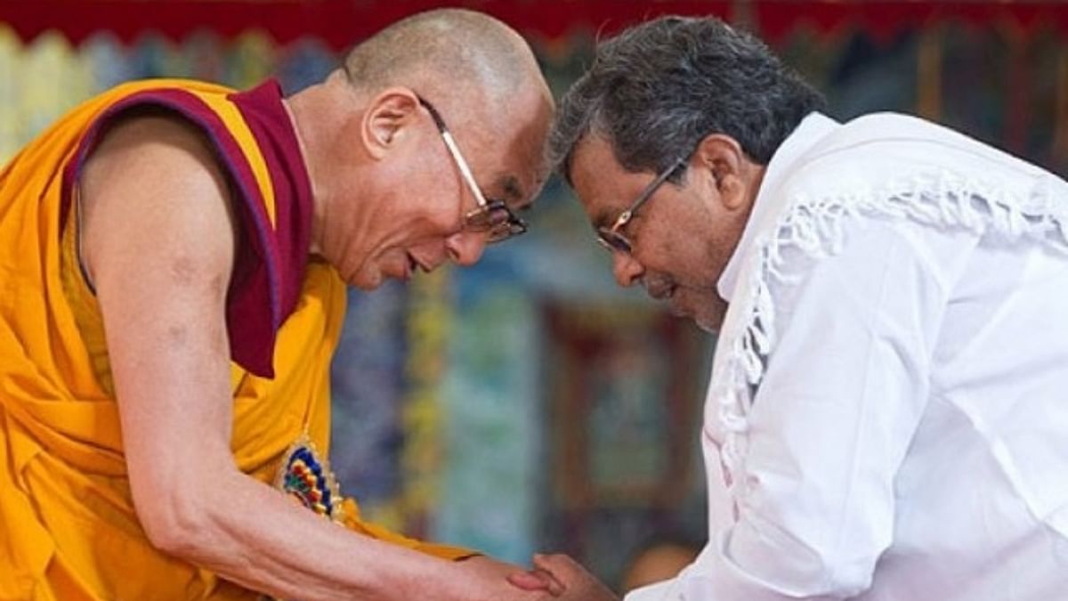 Dalai Lama congratulates Siddaramaiah