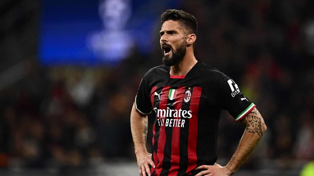 Giroud nets hat-trick as Milan thrash Sampdoria 5-1