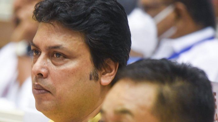 'Outsiders' interfering in BJP's organisational affairs in Tripura: Biplab Deb