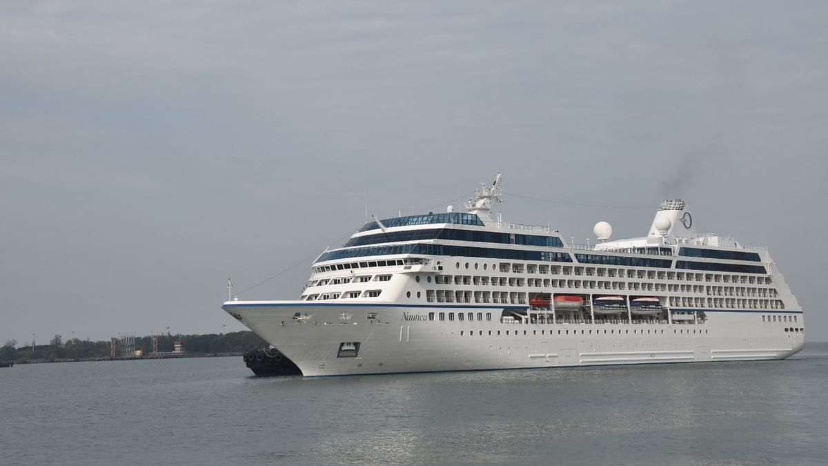 Nautica, the last cruise of the season called at New Mangalore Port on Monday
