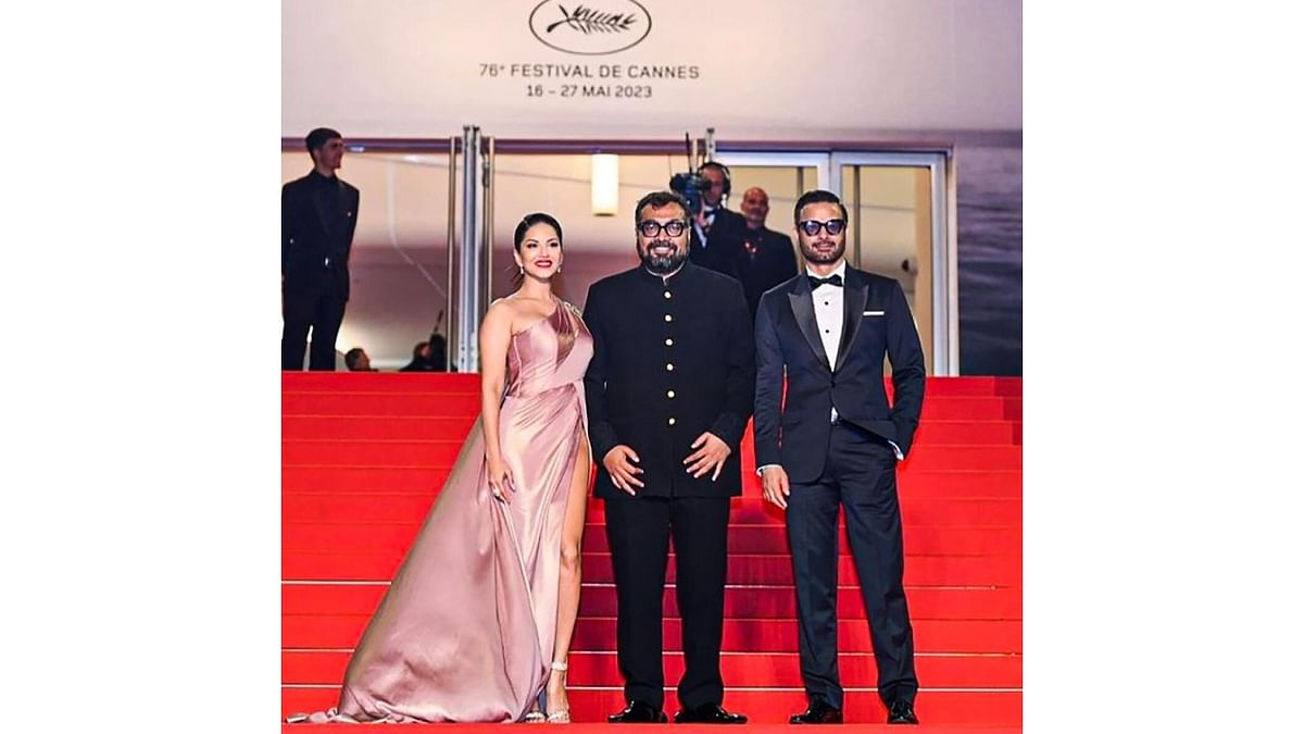 Team 'Kennedy' poses for shutterbugs at Cannes red carpet, Sunny Leone calls it 'proudest moment'