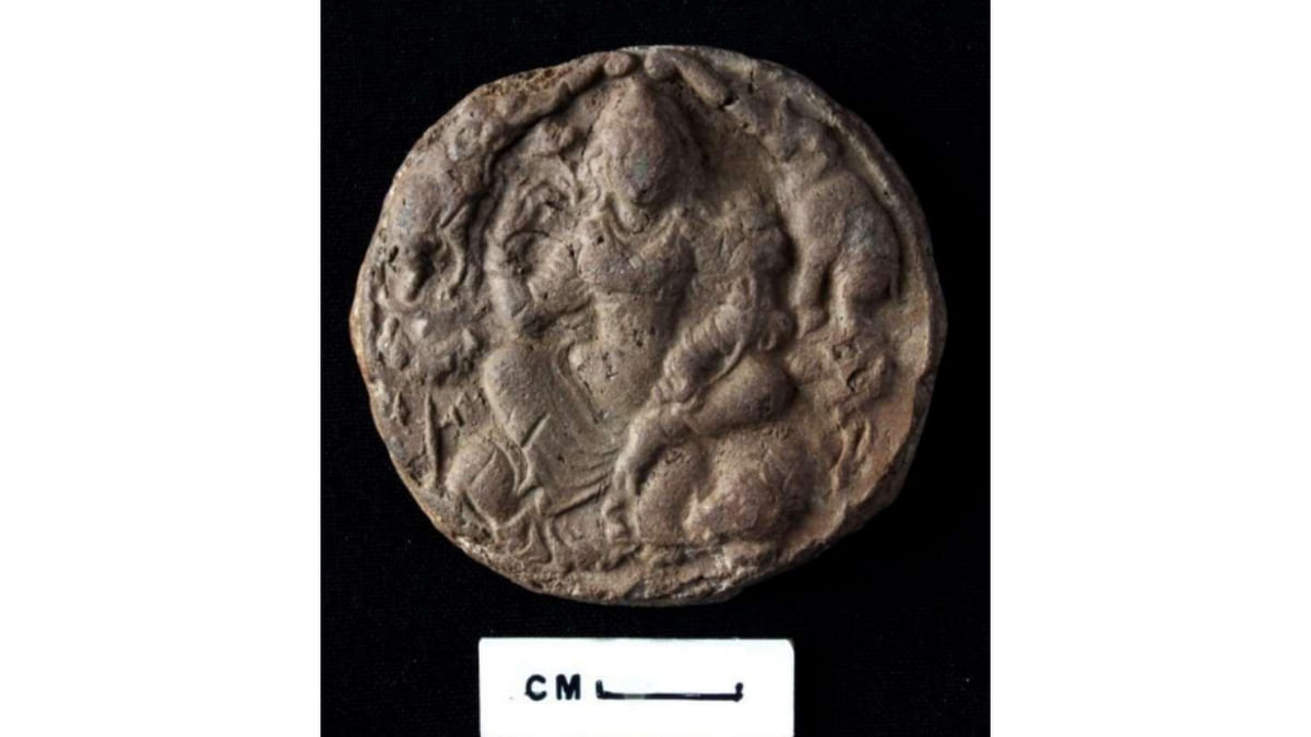 Purana Qila excavation: Kiln, amulet of Gaja Laxmi unearthed