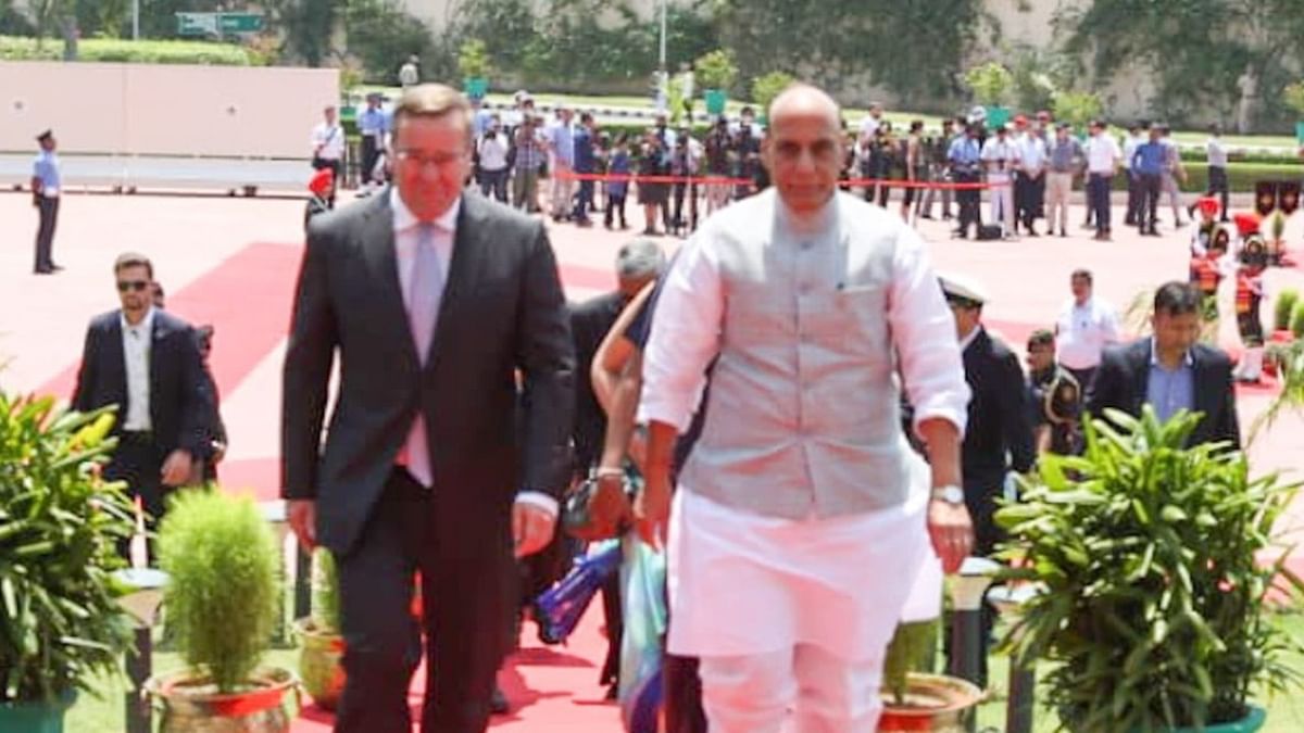 Rajnath Singh holds bilateral talks with German counterpart Boris Pistorius