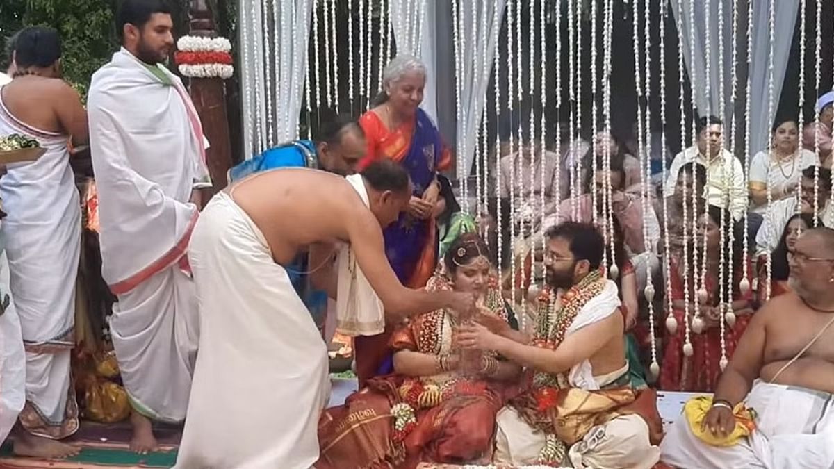 Nirmala Sitharaman’s daughter marries PMO official in intimate ceremony