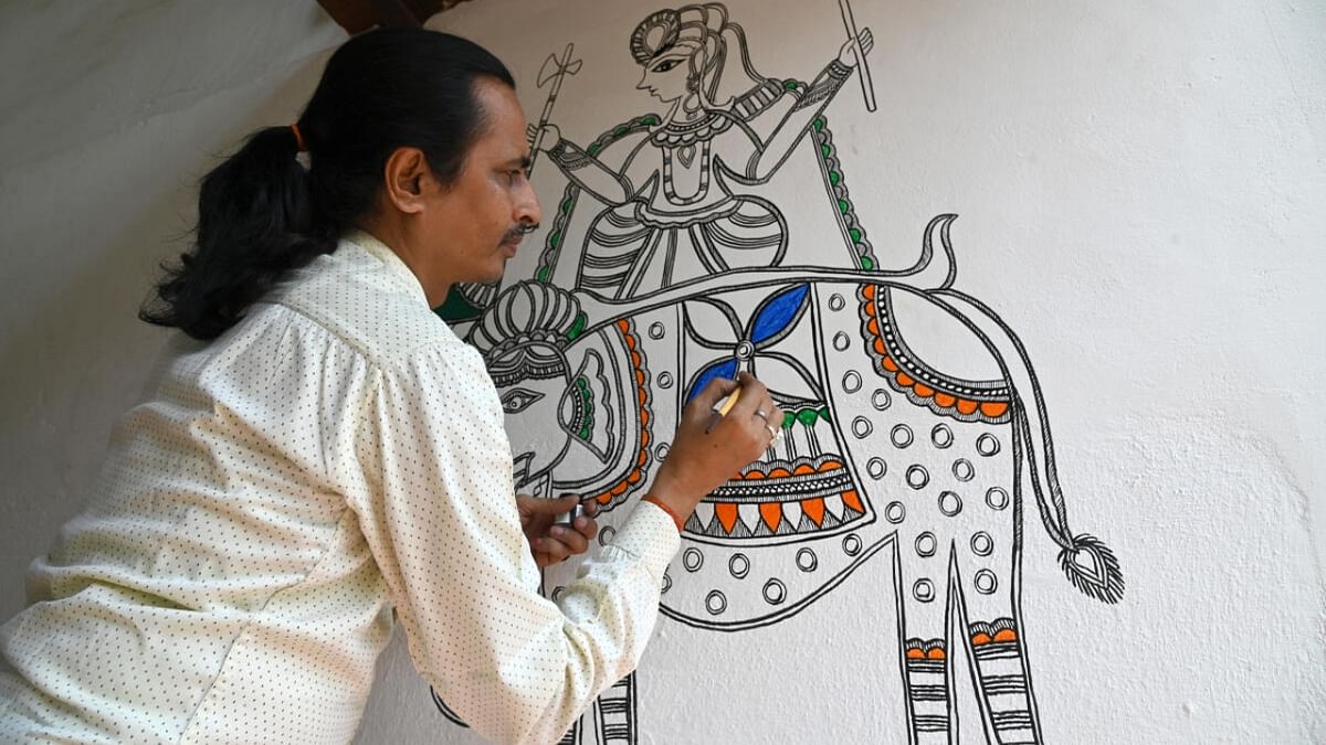 Artist carries on a rich legacy of Madhubani art