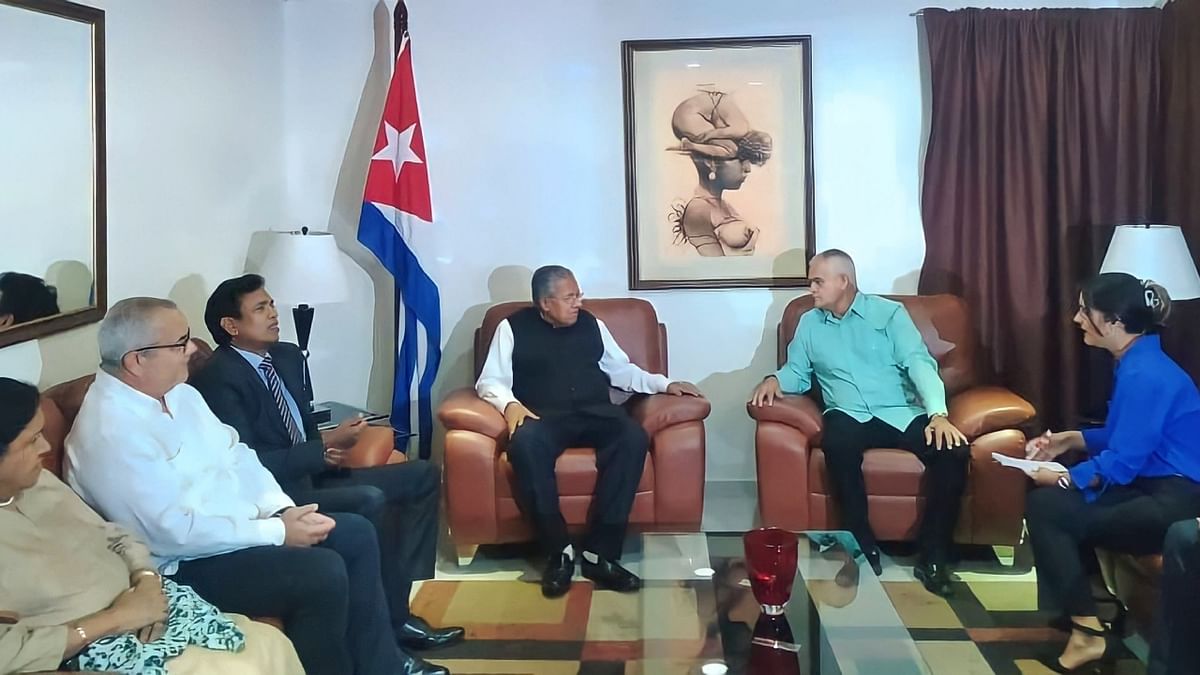 Kerala CM reaches Cuba on two-day visit