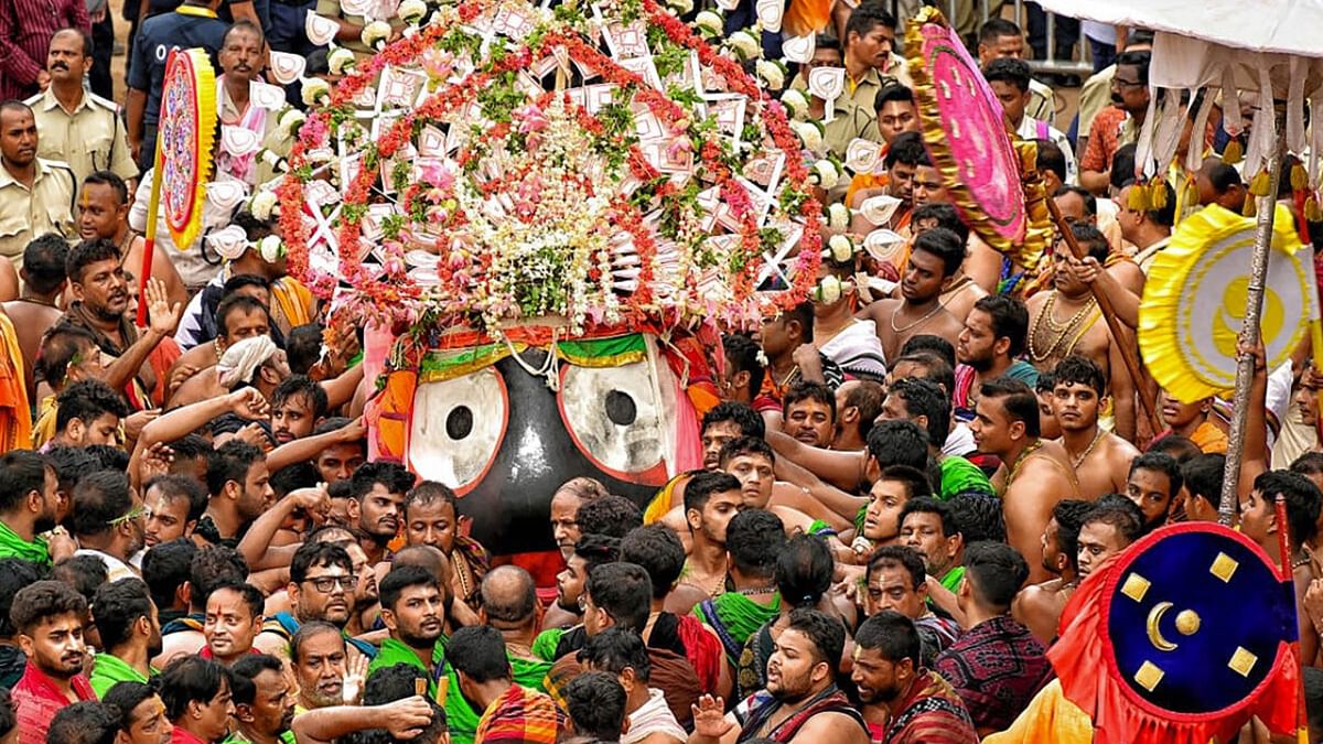 Lord Jagannath's return 'Rath Yatra' begins in Puri