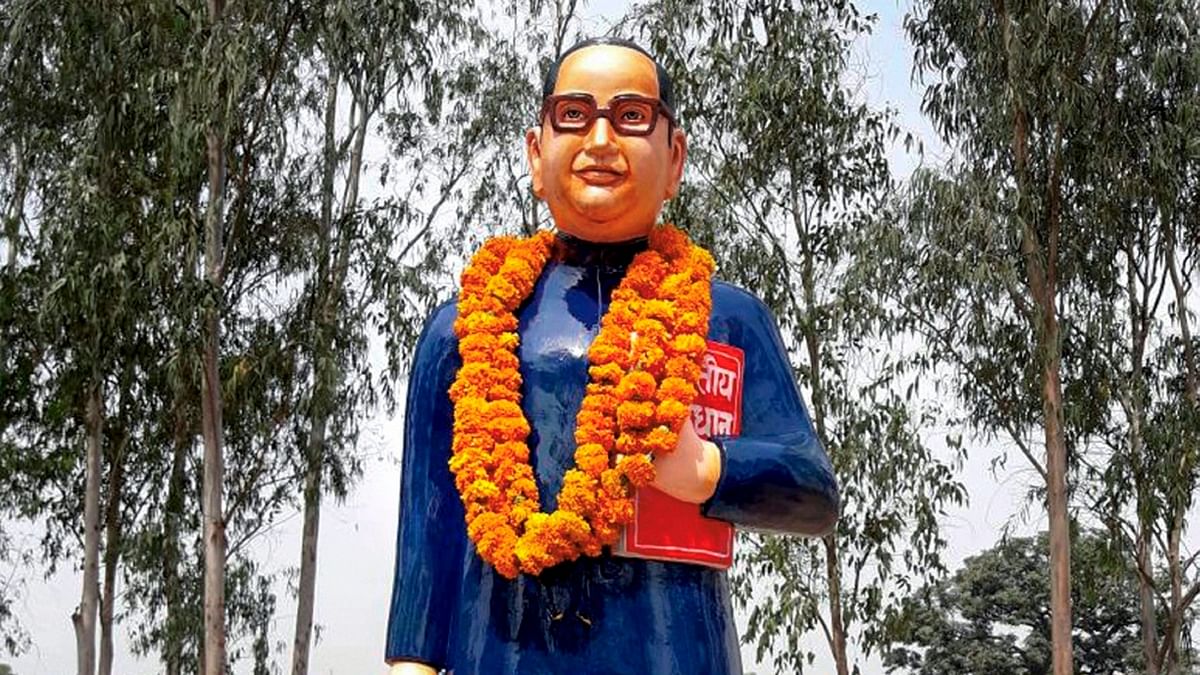 Vandalism of Ambedkar statue in Lucknow sparks protests