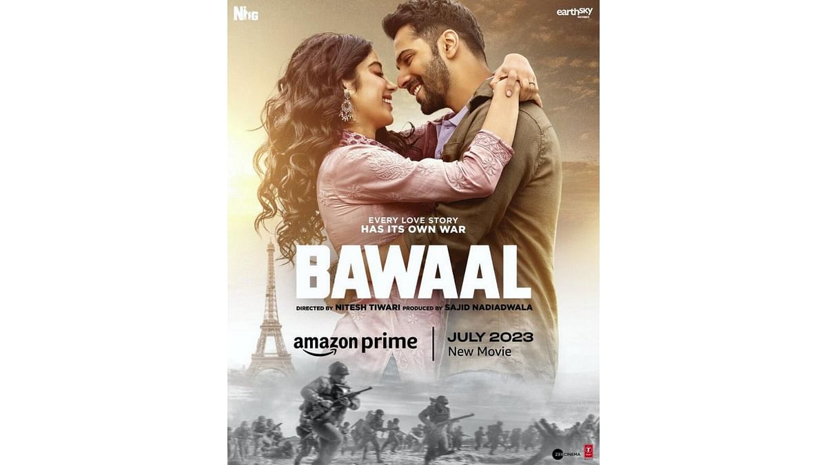 Varun Dhawan, Janhvi Kapoor's 'Bawaal' to release on Prime Video on July 21
