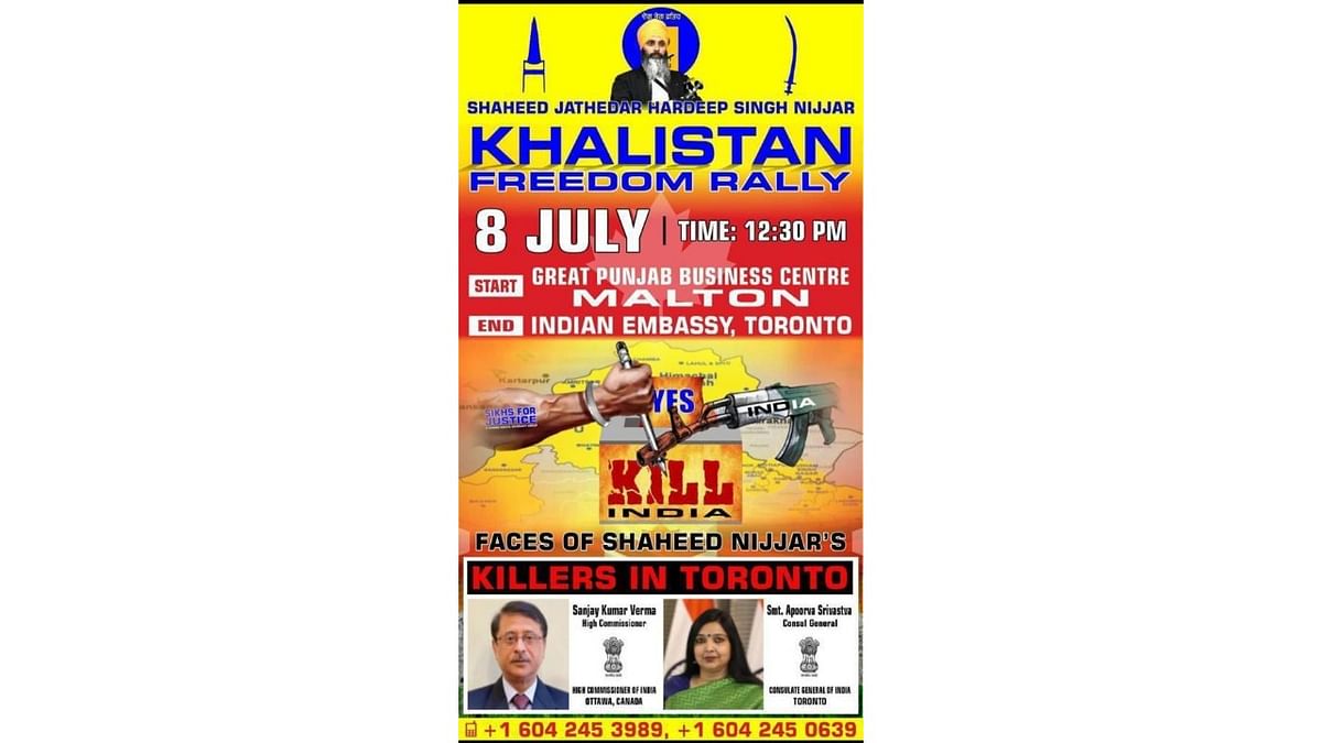 On the backfoot after Nijjar’s killing, Khalistanis now spread their poster war in the UK against Indian diplomats