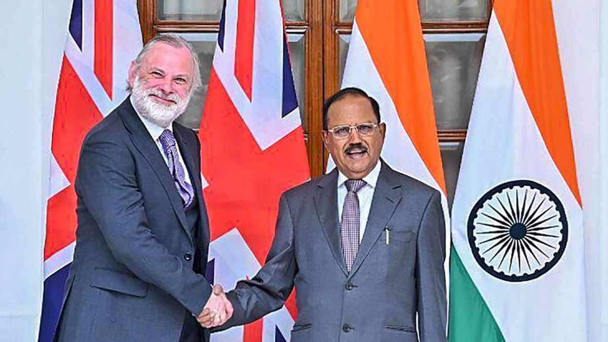 Take public action against extremist elements threatening Indian officers in UK: NSA Doval to his British counterpart