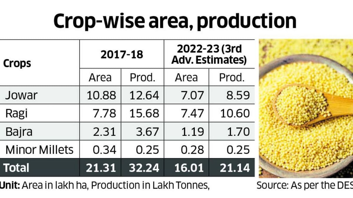 Despite demand, area under millets shrinks in Karnataka