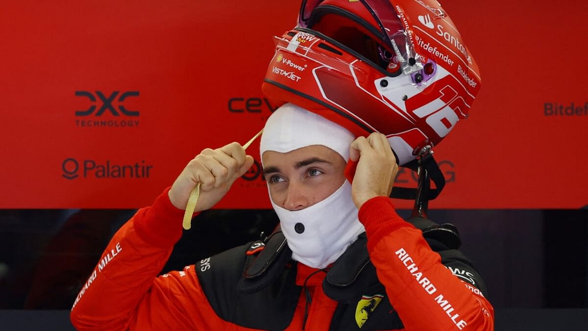 Charles Leclerc fastest in wet final British GP practice