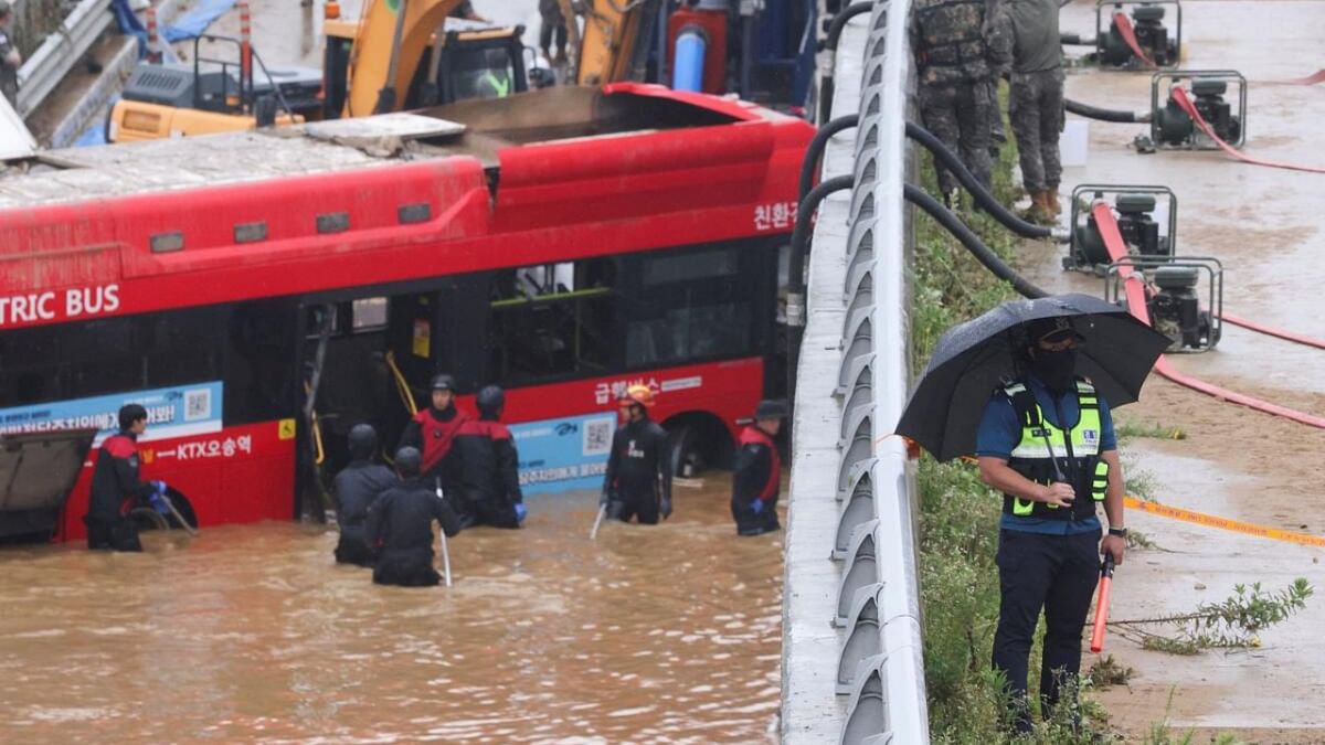 Rescuers retrieve six bodies from flooded South Korea underpass