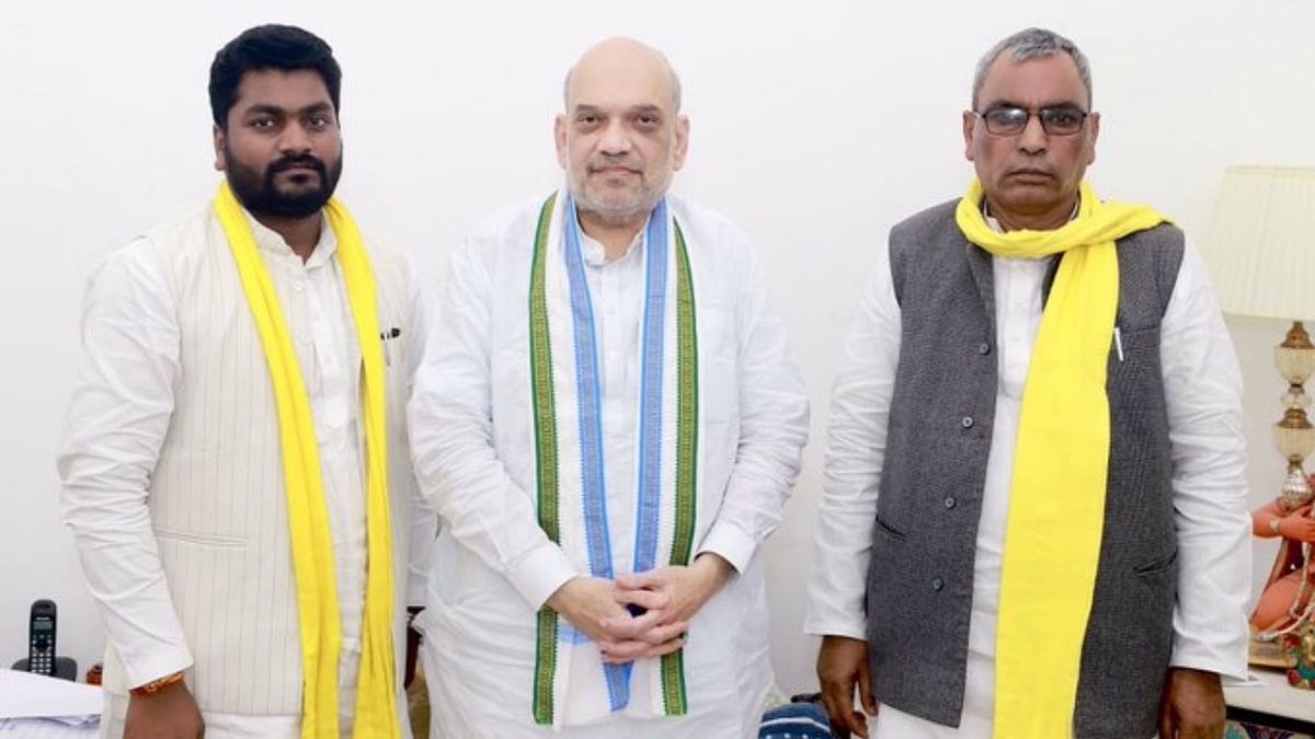 Om Prakash Rajbhar, ex-ally of Akhilesh Yadav's Samajwadi Party, joins NDA in Uttar Pradesh