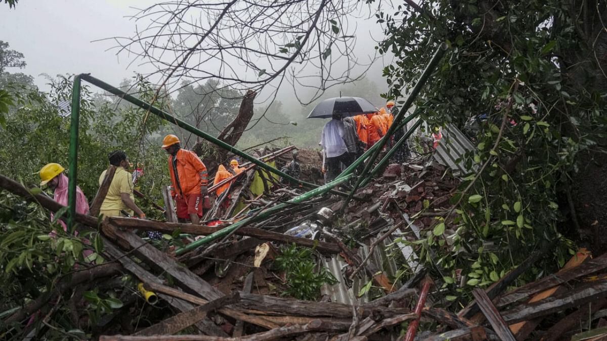 Search operation resumes at landslide-hit Raigad