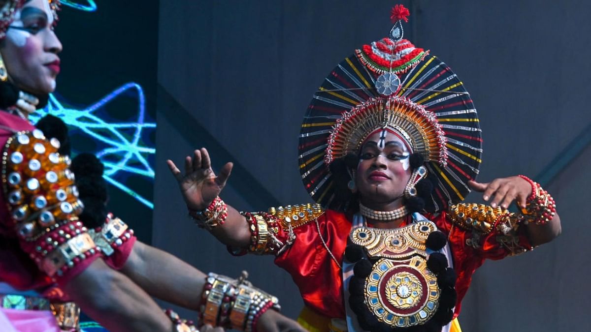 Yakshagana show in Karnataka's Hubballi on July 23