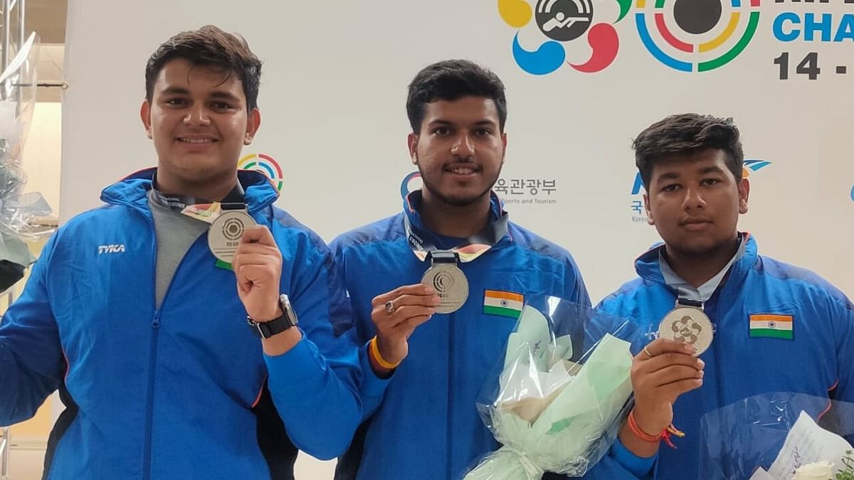 Indian men’s trap team wins silver medal in junior world championship