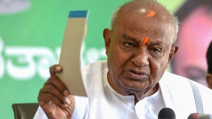 Deve Gowda dares CM to act against NICE