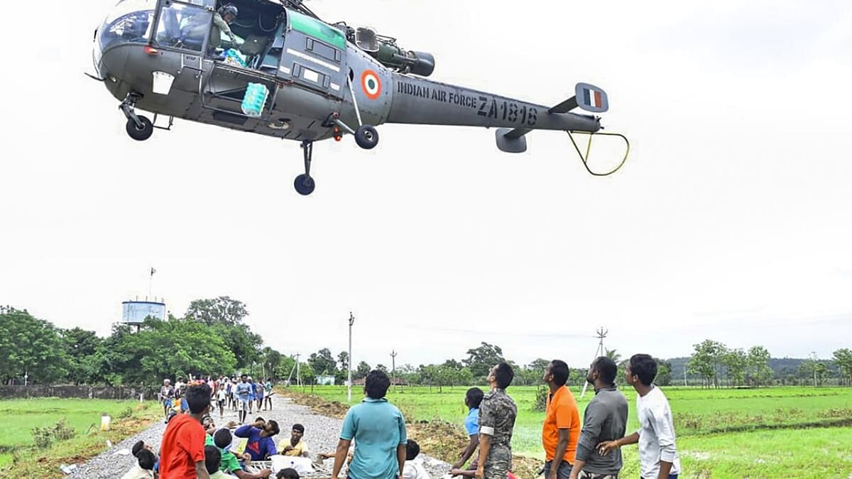 Incessant rains, floods claim several lives in Telangana; IAF choppers join rescue operations