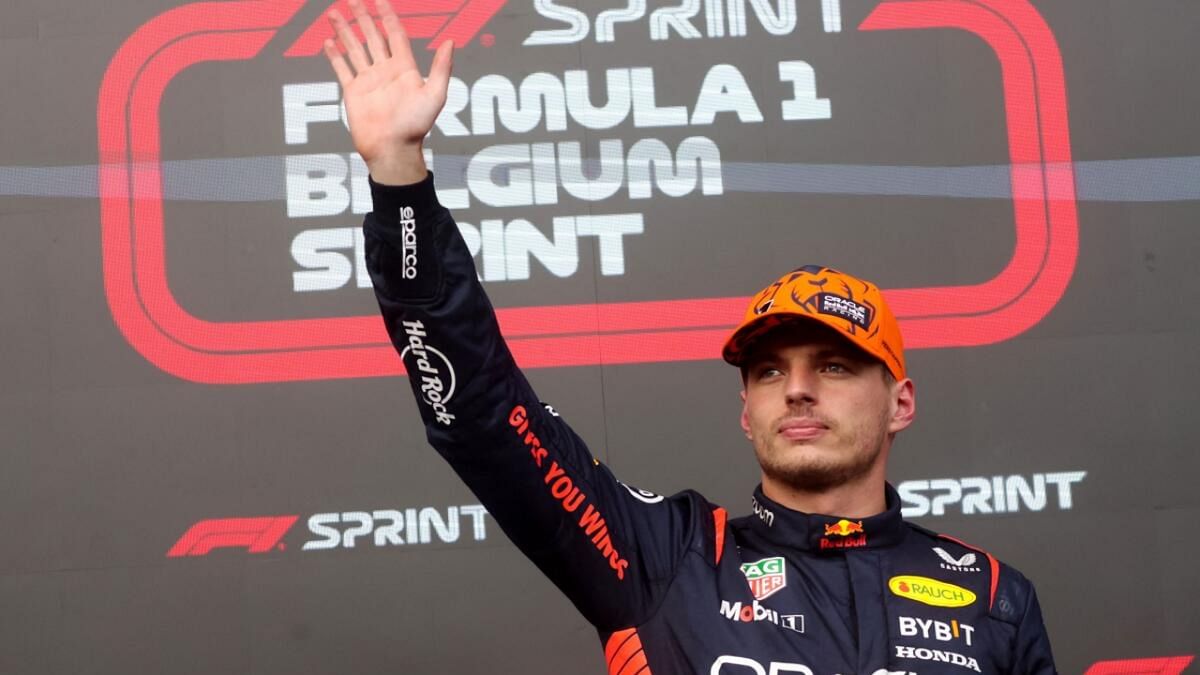 Max Verstappen wins Belgian Sprint race with Piastri second