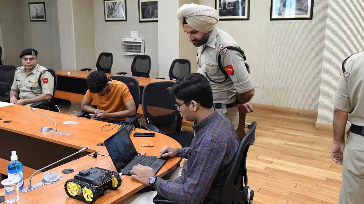 Student develops low-cost surveillance bot for BSF
