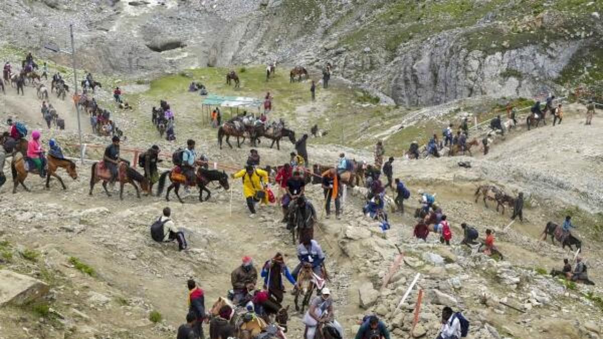  Amarnath Yatra from Jammu base camp suspended for the day