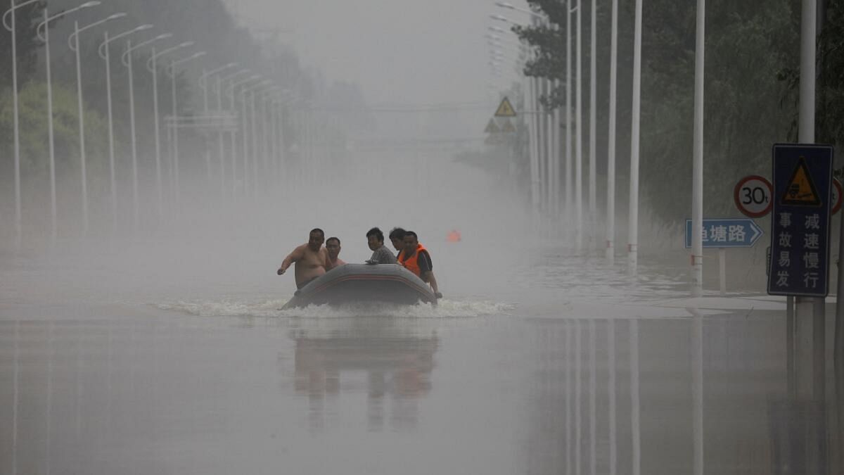 China's northeast inundated in Doksuri's wake
