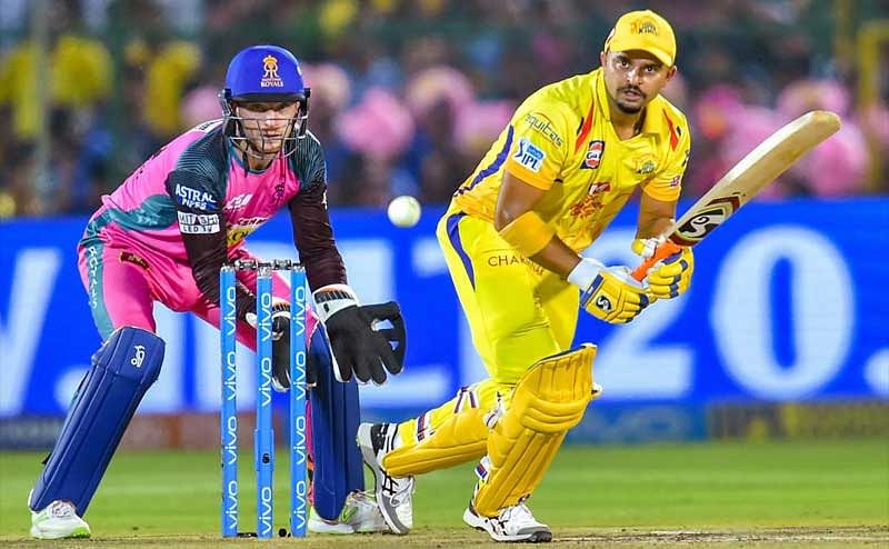Chennai Super Kings' Shane Watson plays a shot against Rajasthan Royals during an IPL T20 cricket match in Jaipur on Friday. PTI Photo