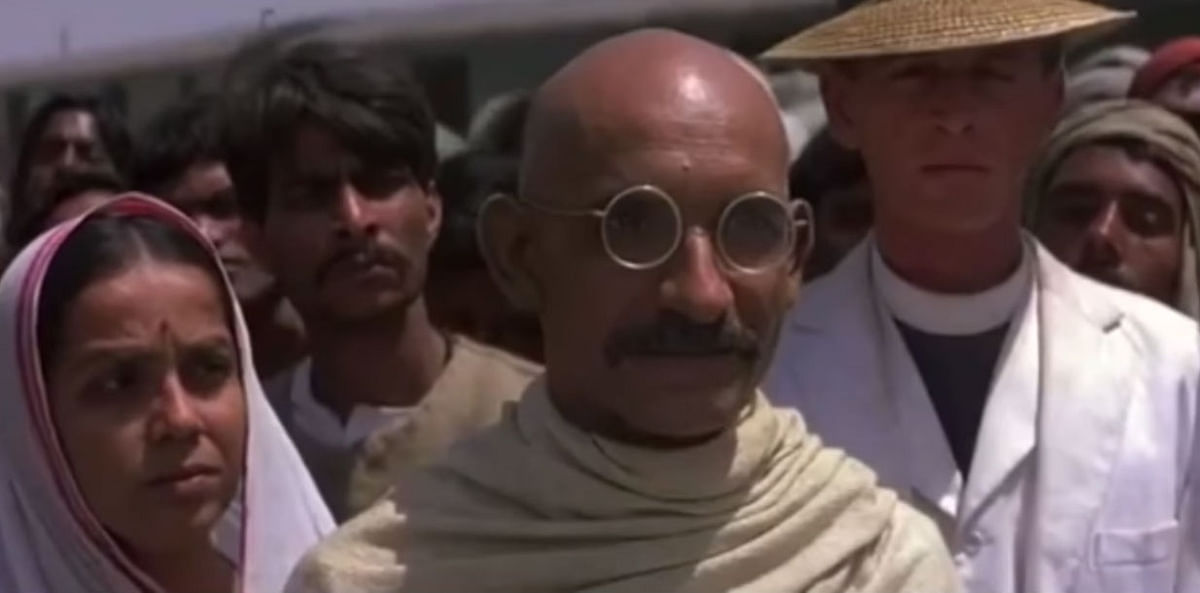 'Gandhi' has the unique position of being the only film set around the Indian independence movement to have been nominated for, and won, Academy Awards. Starring Ben Kinglsey - who is part Indian - the film chronicled the life of MK Gandhi from the famous train incident all the way to his assassination at the hands of Godse.