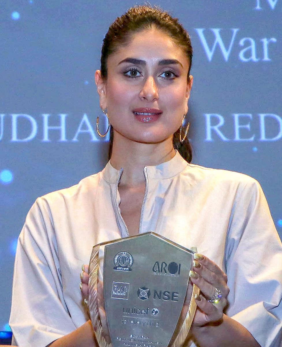 Bollywood actress Kareena Kapoor Khan during an event, in Mumbai, Friday, May 10, 2019. (PTI Photo)