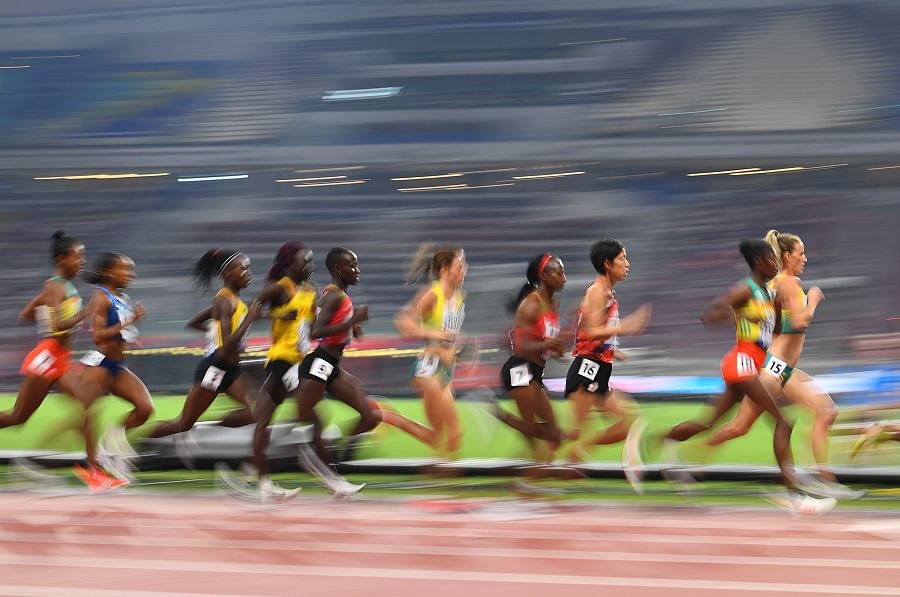 Women's 10,000 Metres Final - Khalifa International Stadium, Doha, Qatar. (Reuters)