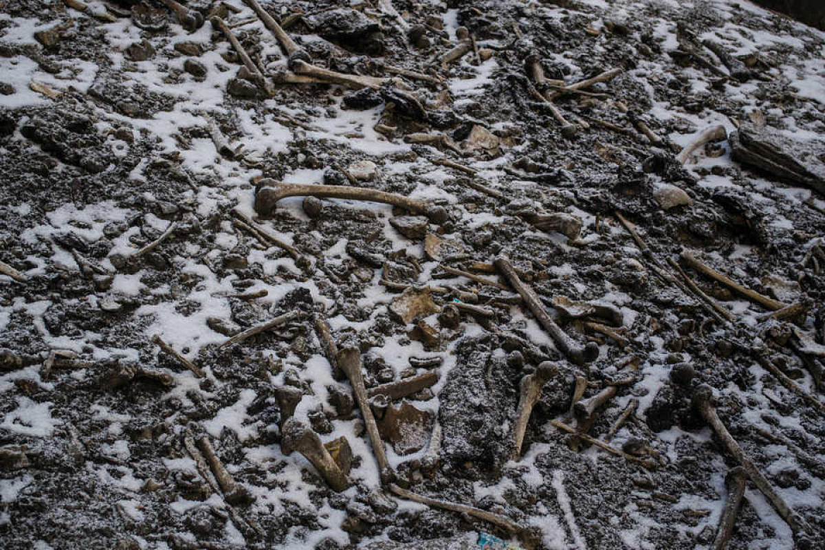 The Roopkund lake at an altitude of 16,500 ft in Chamoli district of Uttarakhand has hundreds of ancient human skeletons around its shores. (Photo/ Kalyan Ray)