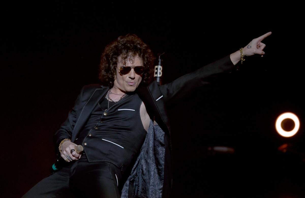In this file photo taken on March 17, 2019 Spanish singer-songwriter Enrique Bunbury performs during the second day of the