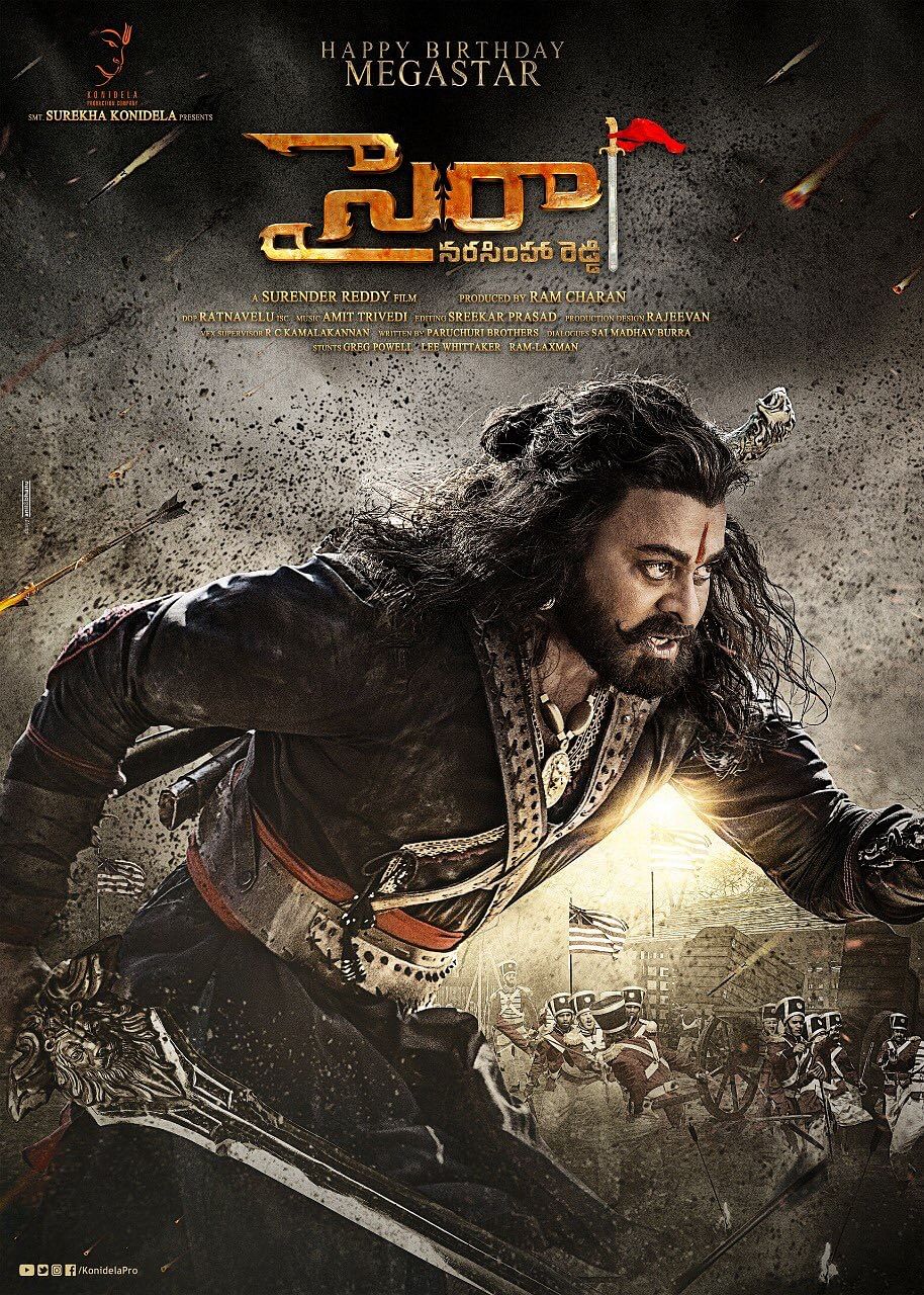 Sye Raa Narasimha Reddy (2019) | Sye Raa Narasimha Reddy, starring Chiranjeevi in the titular role, collected Rs 240 crore at the box office, much to the delight of ‘Chiru’ fans. The period-drama, however, could have fared a lot better had it clicked with the Hindi audience. Credit: IMDb
