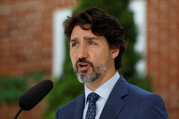 March 12: Canadian Prime Minister Justin Trudeau, 48, goes into quarantine for two weeks after his wife, Sophie, tests positive. Credit: Reuters