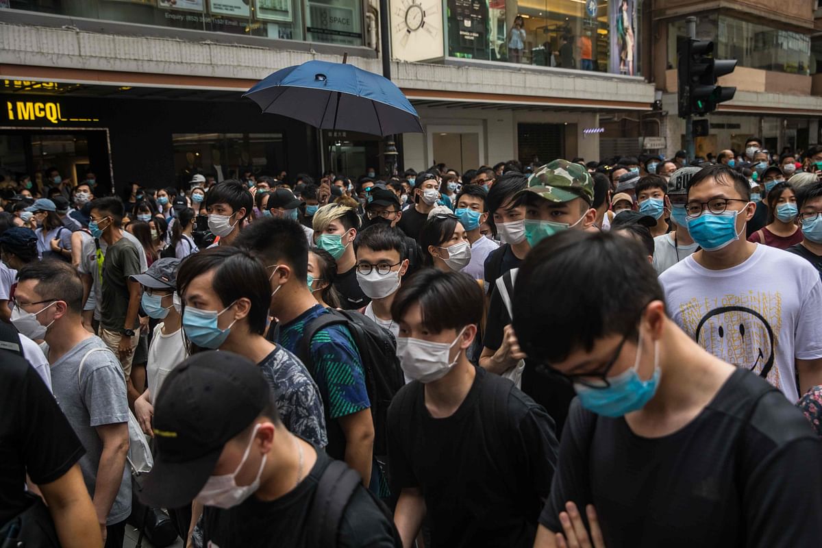 Several parts of the security legislation take aim at the perceived role of foreigners in political activism in Hong Kong. Chinese officials have spread unfounded conspiracy theories suggesting that Western countries are funding and directing the activists. Credit: AFP Photo
