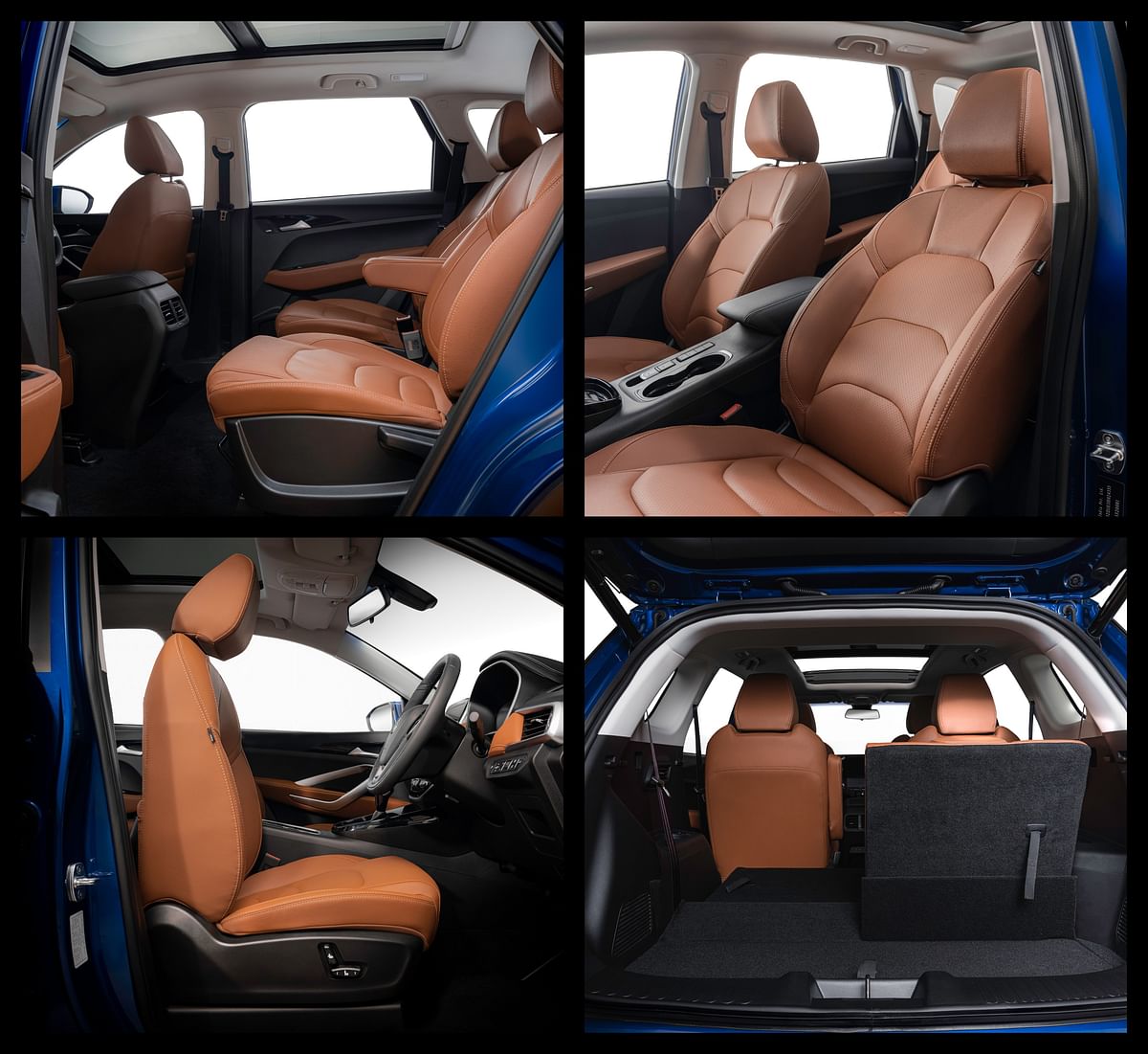 The model comes with four seats for adults and two seats for children with some design changes as compared with Hector which has five seats.