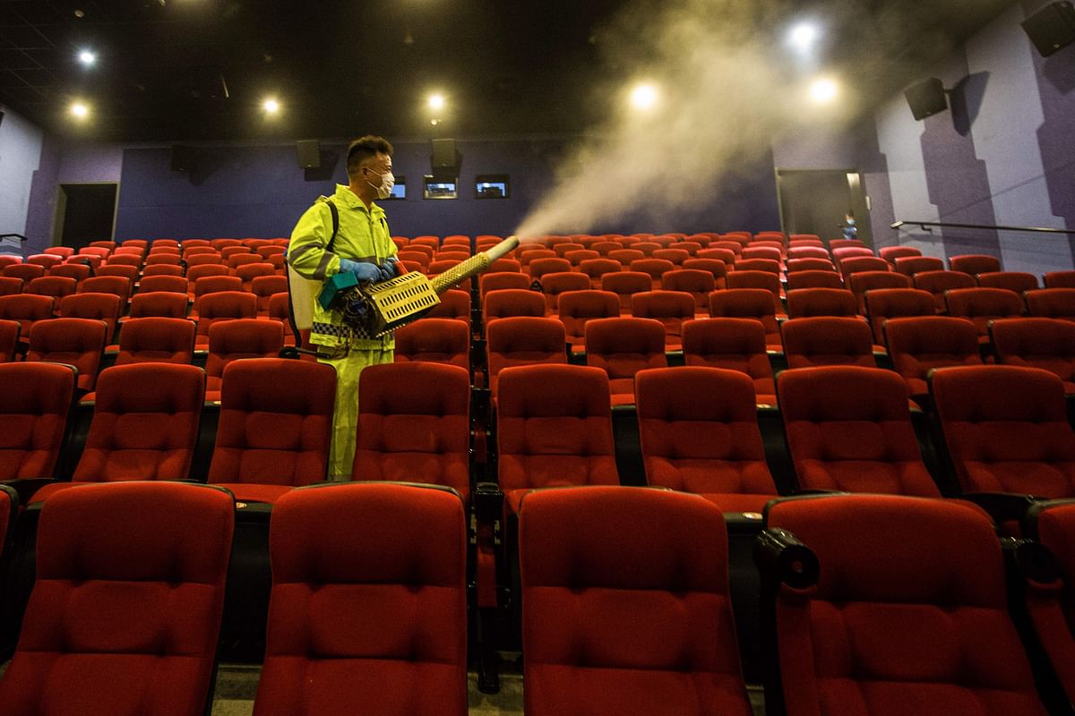 Most Chinese cinemas will be allowed to reopen from July 20 with social distancing rules following months of coronavirus closures, authorities said on July 16, as domestic infections remained at zero for 10 straight days. Credit: AFP
