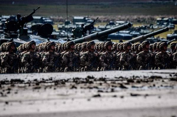 Rank 1 | China | Active military personnel: 21.83 lakh | Credit: AFP Photo