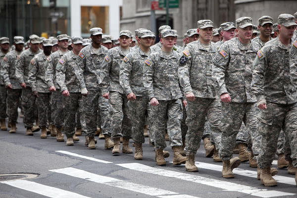 Rank 3 | United States | Active military personnel: 12.81 lakh | Credit: Getty Images