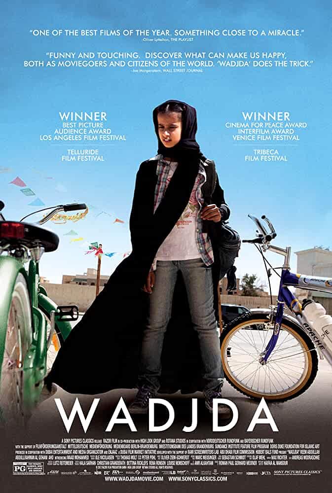 Wadjda (2012) | Wadjda is an independent 10-year-old girl determined to acquire a bike in order to race her best friend, Abdullah. The only problem is virtuous girls aren’t supposed to ride bikes or have boys as best friends. The film was the first feature-length movie shot entirely in Saudi Arabia, and also the country’s first to be directed by a woman. Credit: IMDb