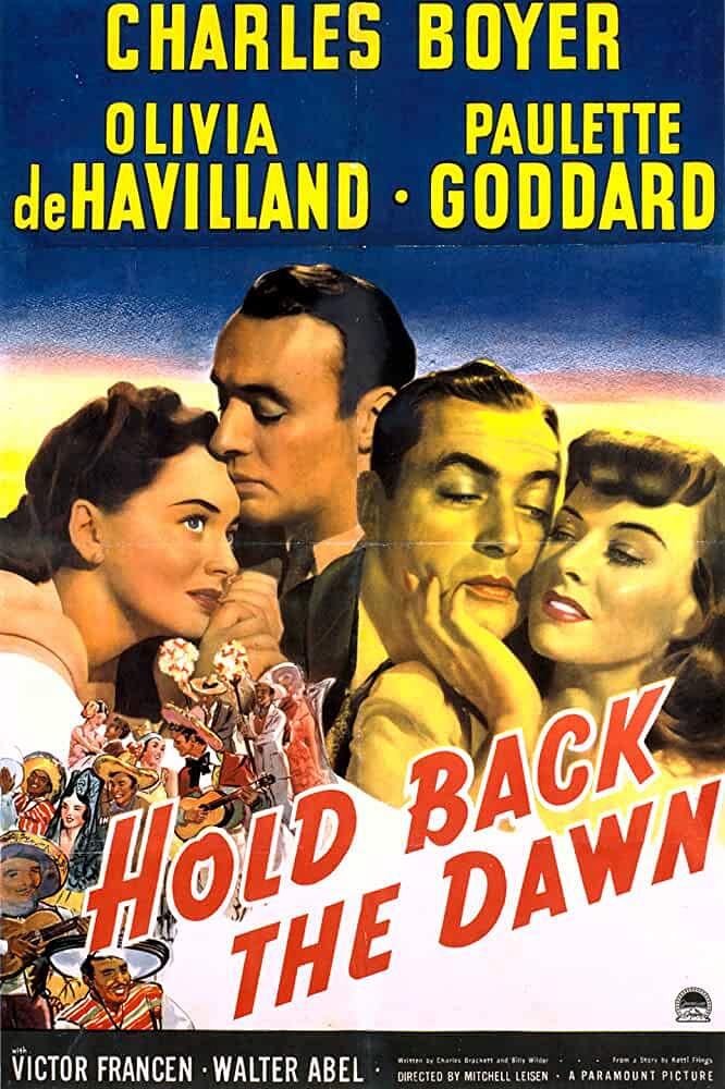 Hold Back the Dawn (1941) | A winning prototype for the Gerard Depardieu/Andie MacDowell rom-com “Green Card” nearly half a century later, “Hold Back the Dawn” stars de Havilland as a schoolteacher who’s conned into a marriage of convenience by a Romanian gigolo (Charles Boyer) waylaid in Mexico. His plan is to gain U.S. residency and dump her for a glamorous dancer (Paulette Goddard), but their sham marriage evolves into something approaching a legitimate one. Credit: IMDb