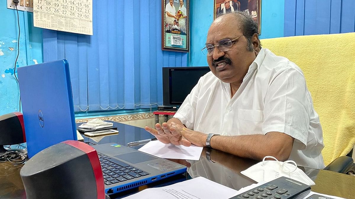 DMK MLA J Anbazhagan, one of the key strategists of the party in Chennai and a close confidant of M K Stalin, passed away at a private hospital here on June 10 after battling Covid-19 for the eight days. Credit: Twitter/JAnbazhagan