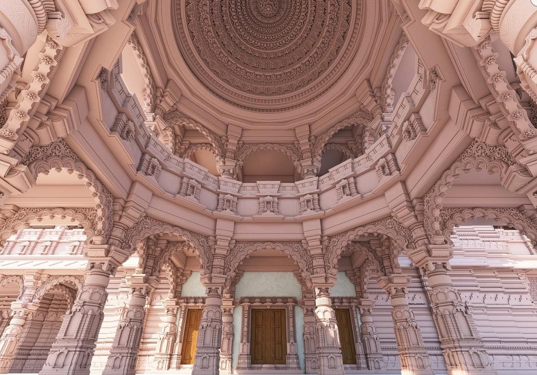 Annu Bhai Sompura, Manager of Ram Mandir Nirman Karyashala, had said earlier that silver, gold and copper would also be used in the construction of the temple apart from stones and wood.Moreover, Sompura said two mandaps have been added to the design.