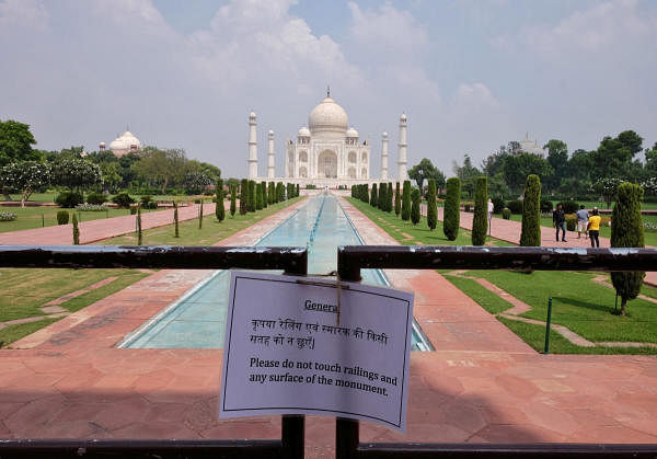 Instead in recent months his government has eased more and more restrictions including on many train routes, domestic flights, markets, restaurants -- and now, visiting the Taj Mahal. Credit: Reuters Photo