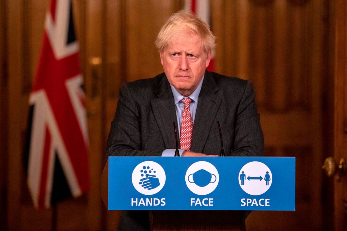 United Kingdom Prime Minister Boris Johnson tested positive for Covid-19 on March 27, 2020. Credit: AFP Photo