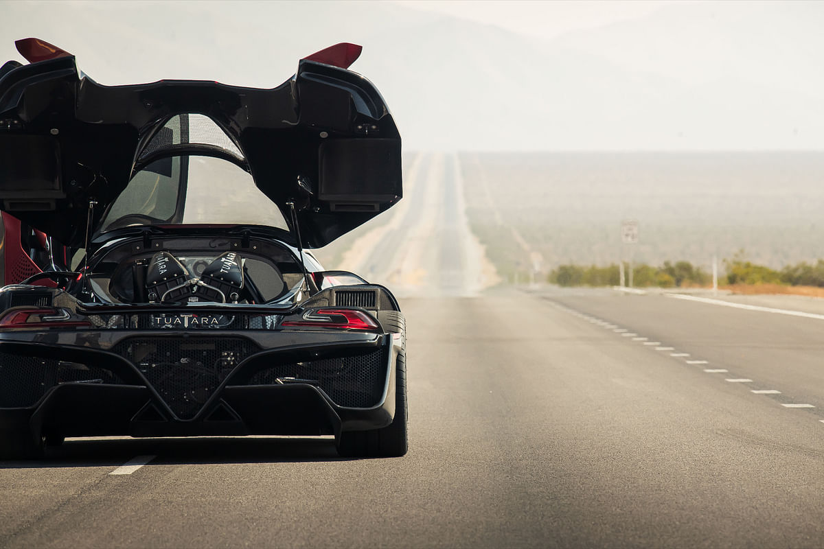The car is the world's fastest production car, which means it is street legal and you can drive to your grocery store if you want to. Credit: SSC North America