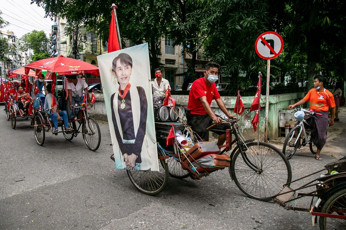 A decision to exclude people from persecuted ethnic minority groups in conflict-plagued regions of Myanmar from voting during the November 8 national elections -- ostensibly over security concerns -- has filled them with anger and despair, with nearly two million people disenfranchised. Credit: AFP Photo